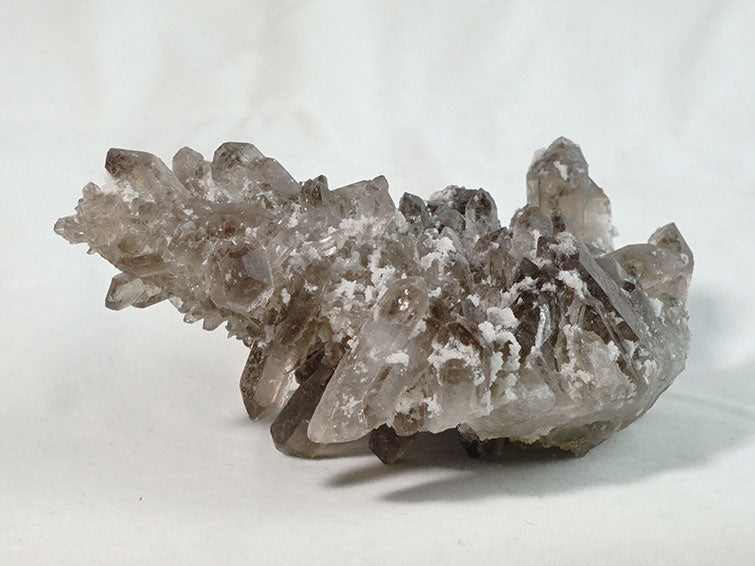 スモーキークォーツ クラスター 煙水晶 原石 ブラジル産 一点物 282-202