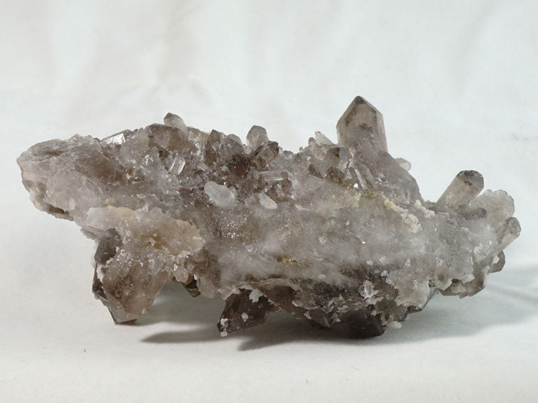 スモーキークォーツ クラスター 煙水晶 原石 ブラジル産 一点物 282-202