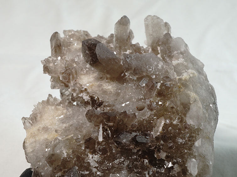 スモーキークォーツ クラスター 煙水晶 原石 ブラジル産 一点物 282-202