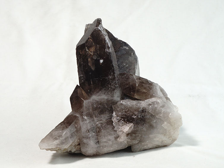 スモーキークォーツ クラスター モリオン 黒水晶 煙水晶 原石 ブラジル産 一点物 282-203
