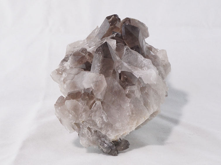 スモーキークォーツ クラスター モリオン 黒水晶 原石 ブラジル産 一点