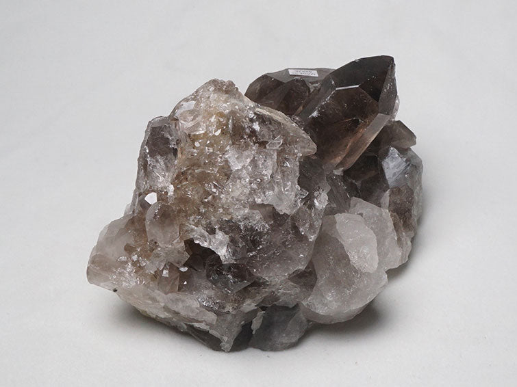 スモーキークォーツ クラスター 煙水晶 原石 モリオン 黒水晶 ブラジル産 一点物 282-506