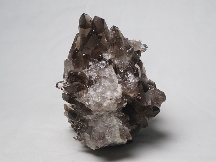 1Kg スモーキークォーツ クラスター 煙水晶 原石 モリオン 黒水晶 ブラジル産 一点物 282-508