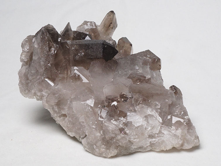 スモーキークォーツ クラスター 煙水晶 原石 モリオン 黒水晶 ブラジル産 一点物 282-510