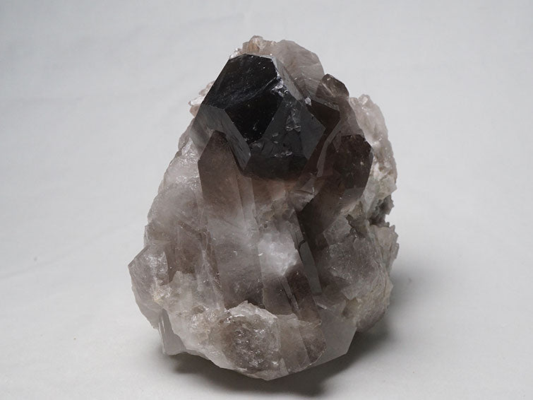 1.2Kg スモーキークォーツ クラスター 煙水晶 原石 モリオン 黒水晶 ブラジル産 一点物 282-511