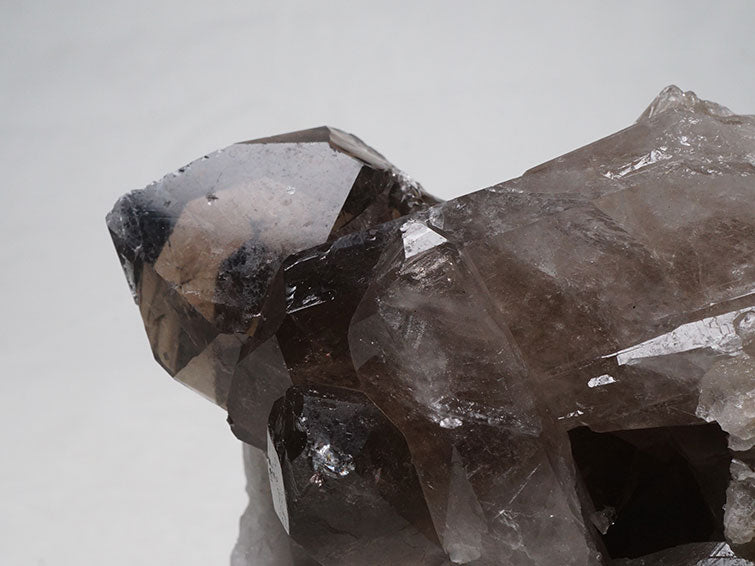 1.2Kg スモーキークォーツ クラスター 煙水晶 原石 モリオン 黒水晶 ブラジル産 一点物 282-511