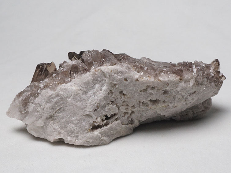 スモーキークォーツ クラスター 煙水晶 原石 モリオン 黒水晶 ブラジル産 一点物 282-513