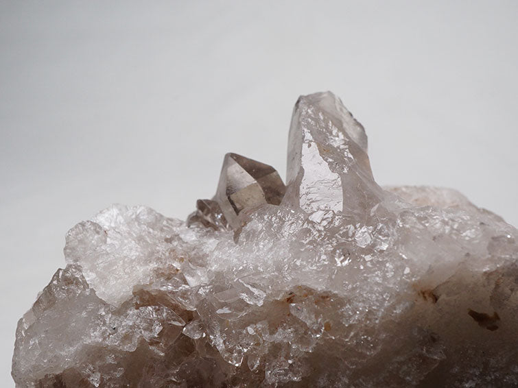 スモーキークォーツ クラスター 煙水晶 原石 モリオン 黒水晶 ブラジル産 一点物 282-514