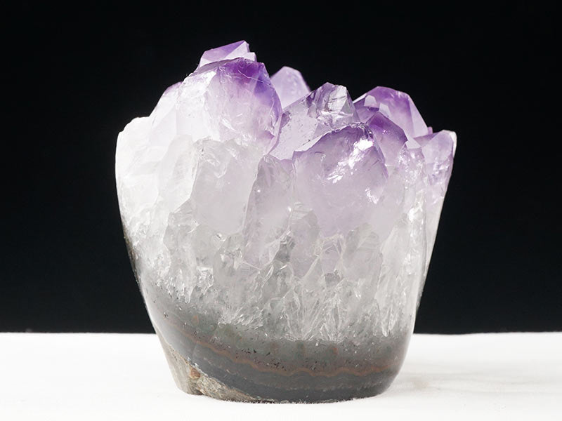 アメジスト クラスター 原石 ウルグアイ産 花型 フラワー amethyst 一点物 282-580