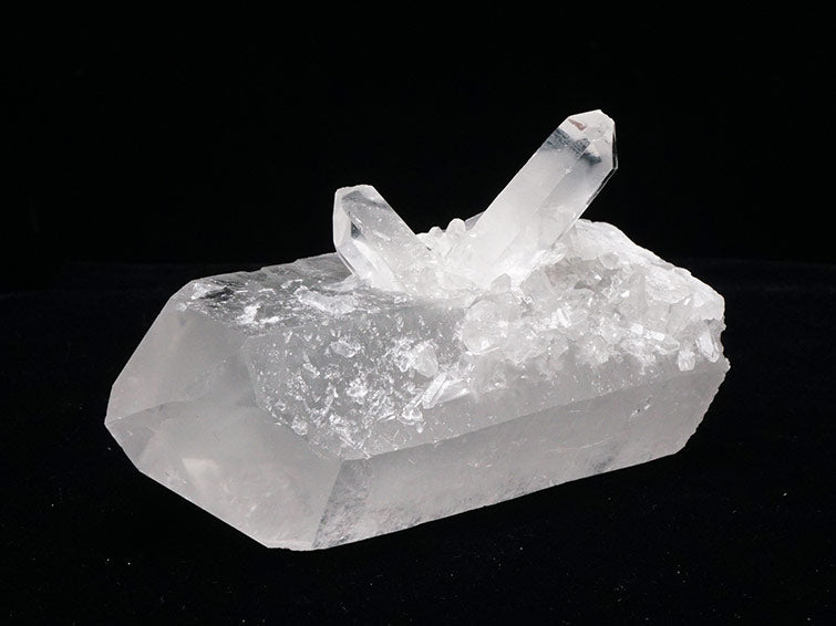 水晶クラスター 原石 ブラジル ミナスジェライス州 コリント産 証明書付属 一点物 レムリアンシード 282-605