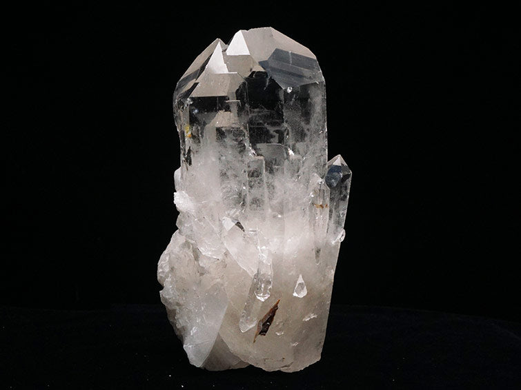 水晶クラスター 1Kg 原石 ブラジル ミナスジェライス州 コリント産 証明書付属 一点物 レムリアンシード 282-608