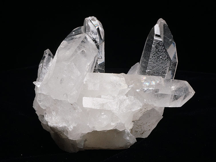 水晶クラスター 原石 ブラジル ミナスジェライス州 コリント産 証明書付属 一点物 レムリアンシード 282-613