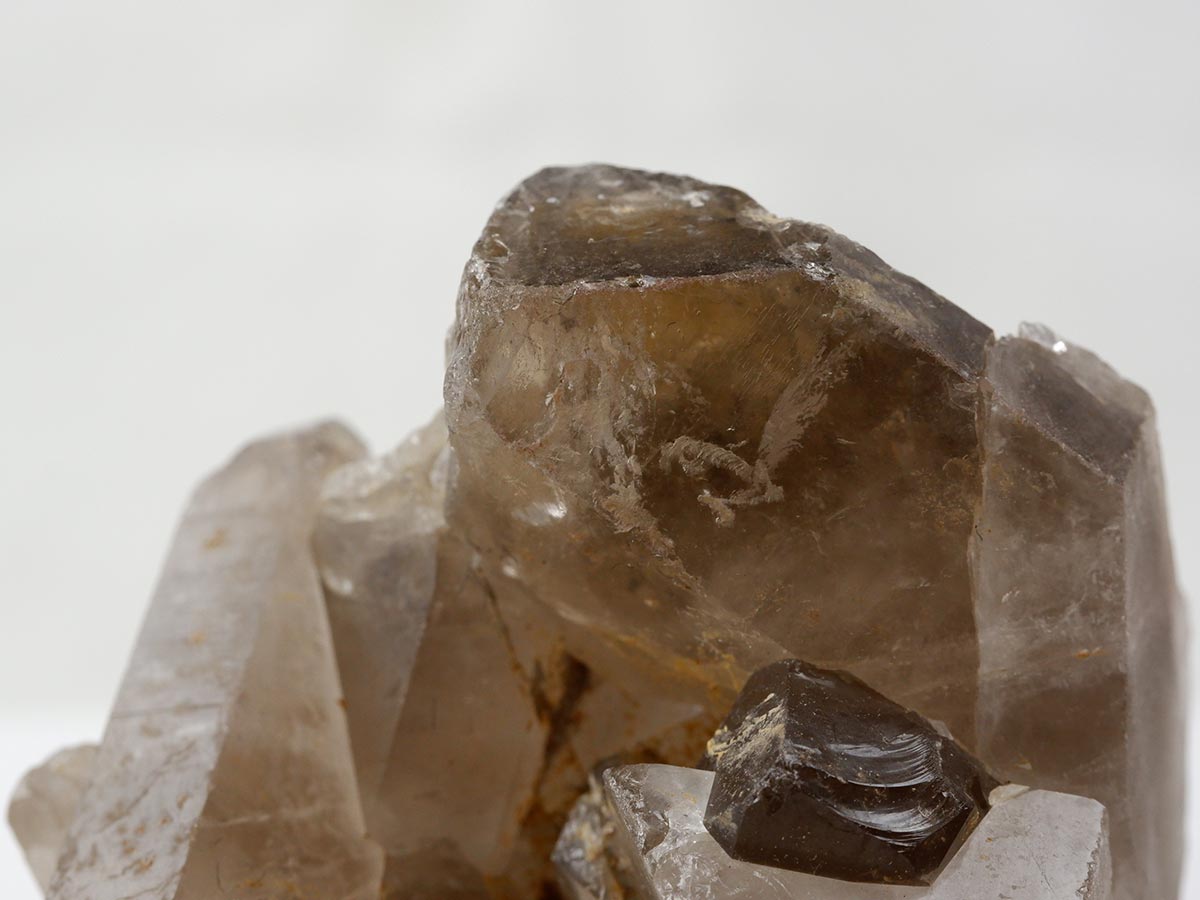 スモーキークォーツ クラスター ブラジル産 煙水晶 原石 一点物 282-720