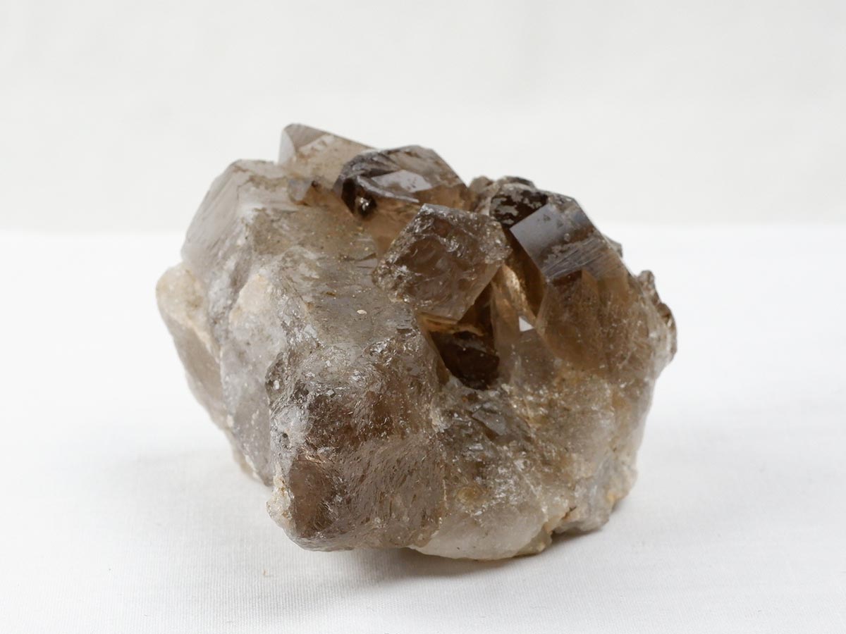 スモーキークォーツ クラスター ブラジル産 煙水晶 原石 一点物 282-723