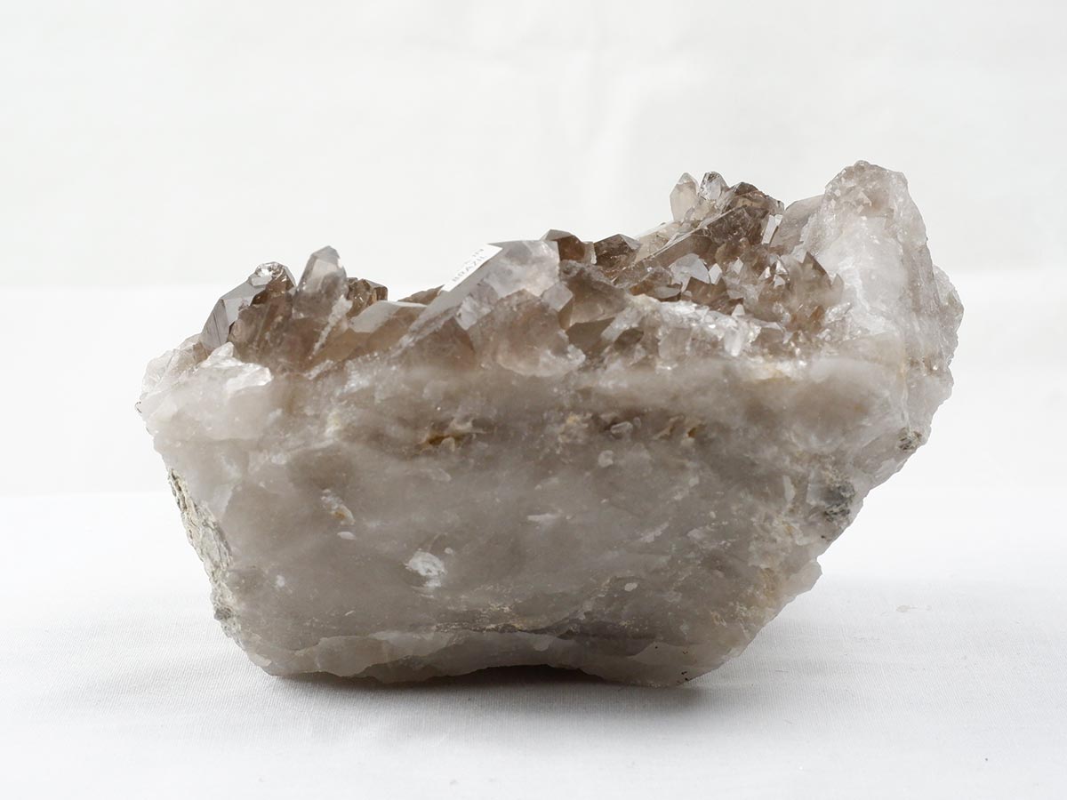 スモーキークォーツ クラスター ブラジル産 煙水晶 原石 一点物 282-731