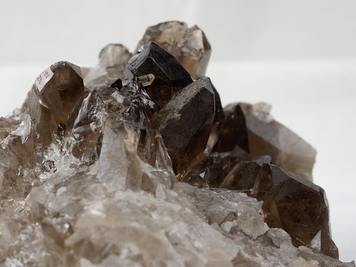 1.5Kg スモーキークォーツ クラスター ブラジル産 煙水晶 原石 一点物 282-734