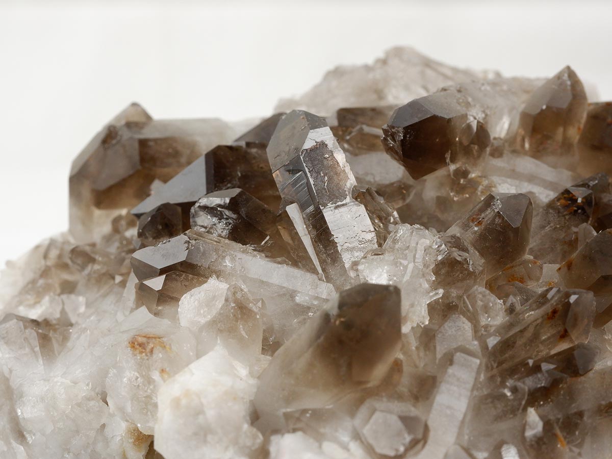 1.6Kg スモーキークォーツ クラスター ブラジル産 煙水晶 原石 一点物 282-735