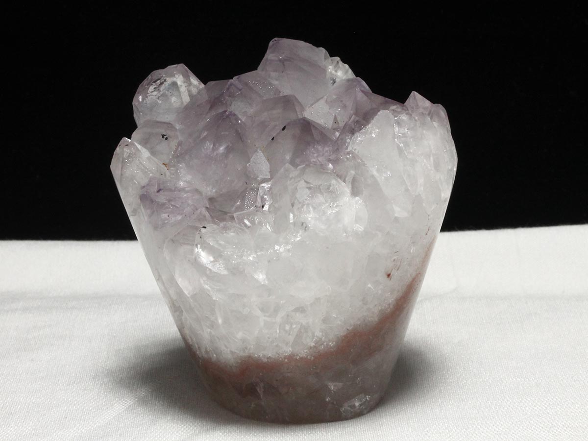 アメジストクラスター 原石 ウルグアイ産 花型 フラワー amethyst 一点物 282-736