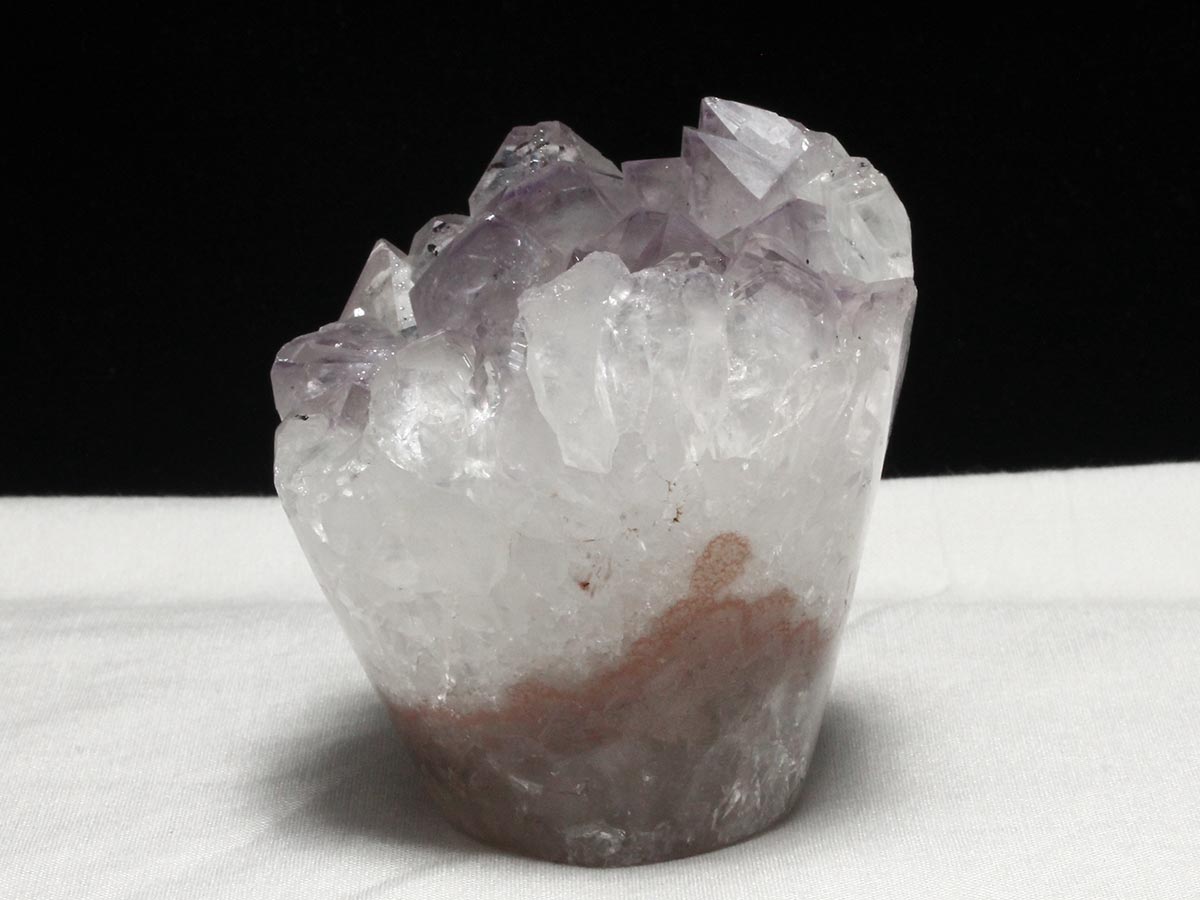 アメジストクラスター 原石 ウルグアイ産 花型 フラワー amethyst 一点物 282-736