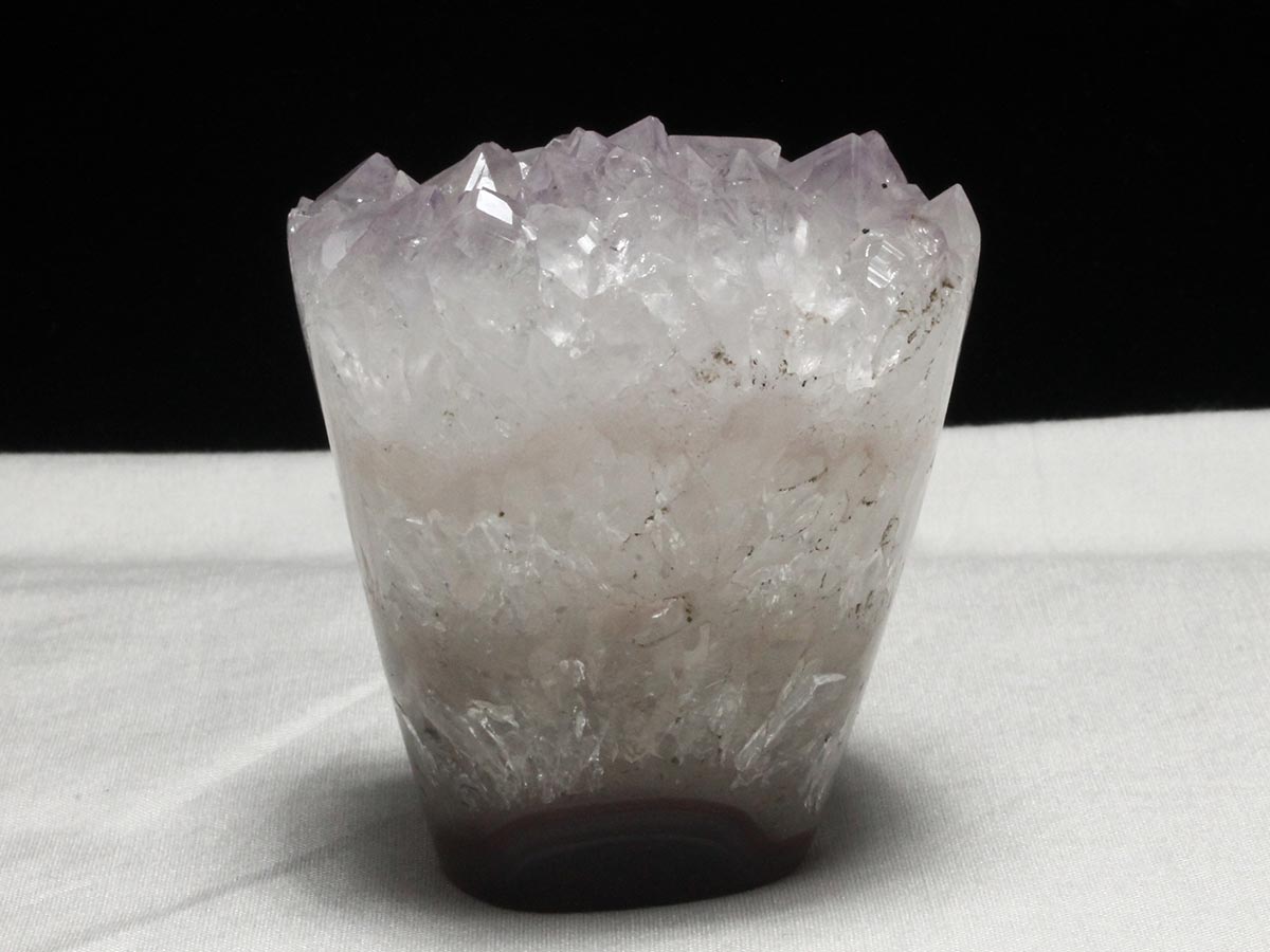 アメジストクラスター 原石 ウルグアイ産 花型 フラワー amethyst 一点物 282-737