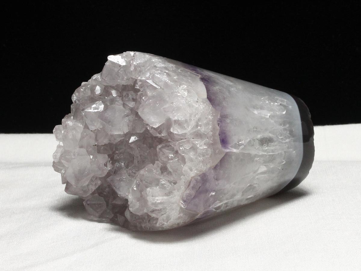 アメジストクラスター 原石 ウルグアイ産 花型 フラワー amethyst 一点物 282-738