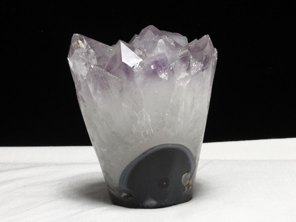 1Kg アメジストクラスター 原石 ウルグアイ産 花型 フラワー amethyst 一点物 282-740