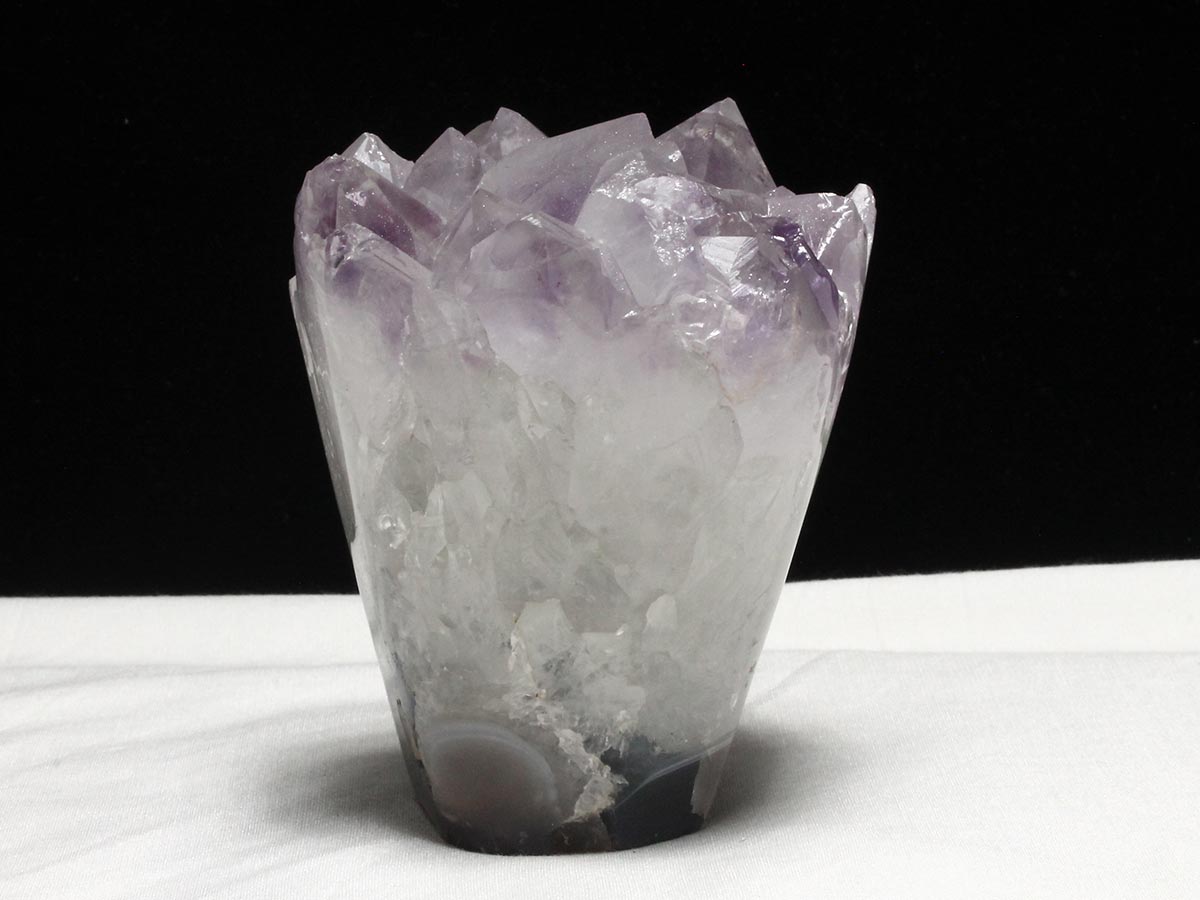 1Kg アメジストクラスター 原石 ウルグアイ産 花型 フラワー amethyst 一点物 282-740