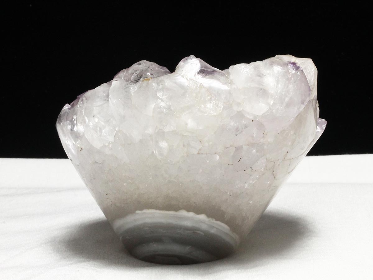 1.3Kg アメジストクラスター 原石 ウルグアイ産 花型 フラワー amethyst 一点物 282-742