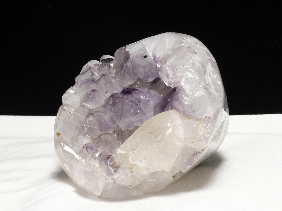 1.3Kg アメジストクラスター 原石 ウルグアイ産 花型 フラワー amethyst 一点物 282-742