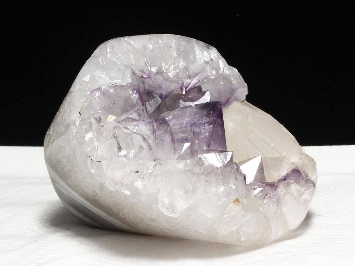 1.3Kg アメジストクラスター 原石 ウルグアイ産 花型 フラワー amethyst 一点物 282-742