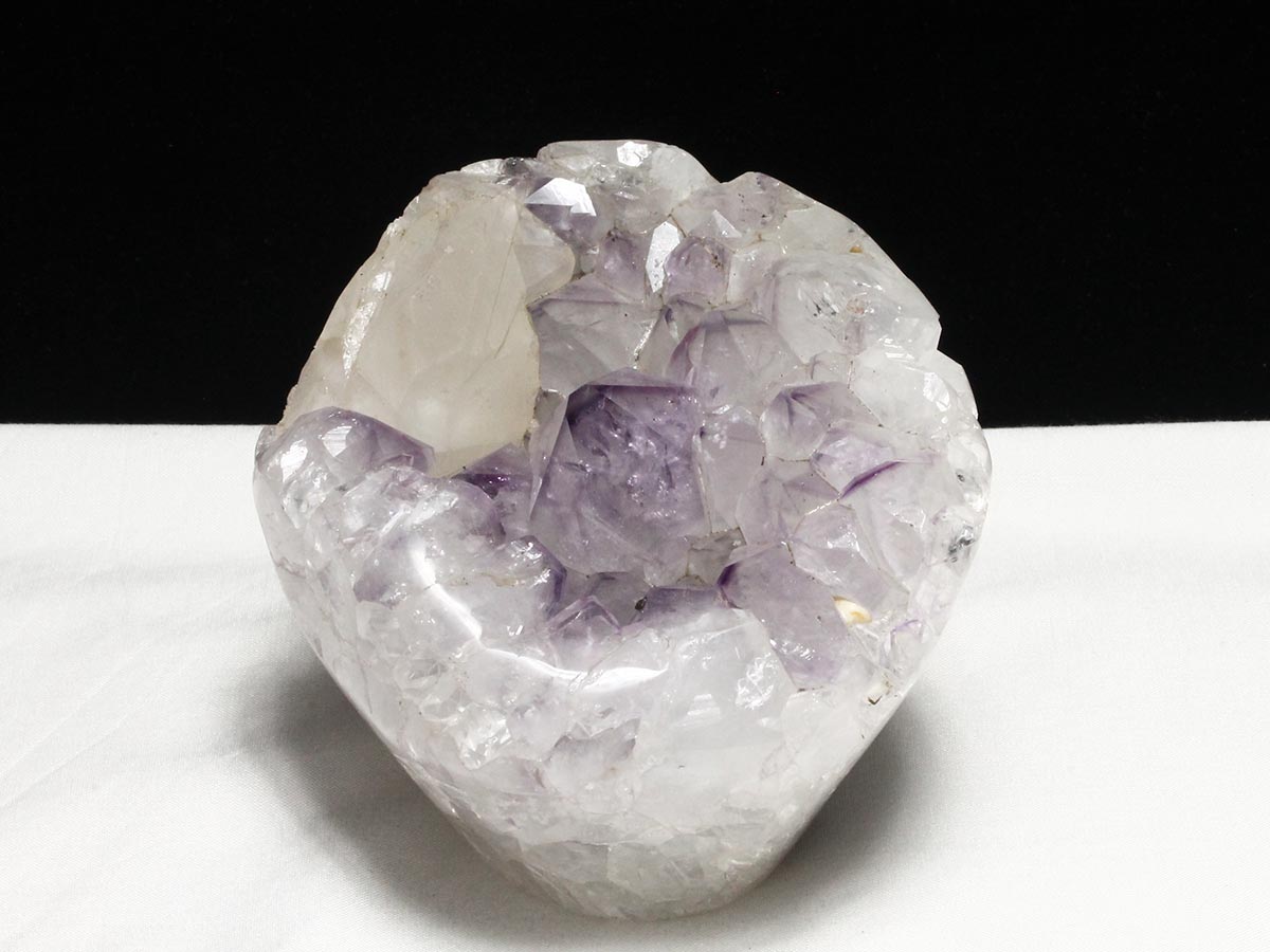 1.3Kg アメジストクラスター 原石 ウルグアイ産 花型 フラワー amethyst 一点物 282-742