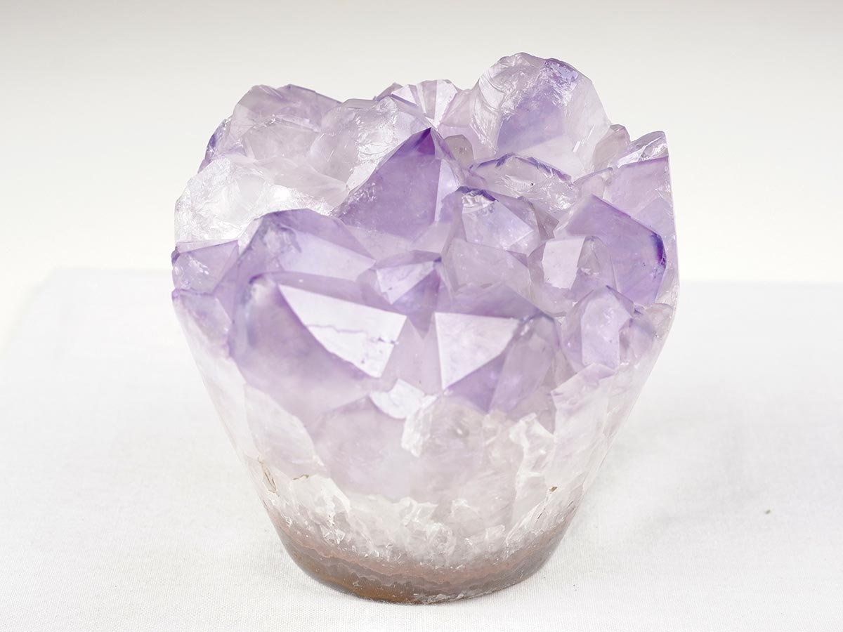 アメジストクラスター 原石 ウルグアイ産 花型 フラワー amethyst 一点物 282-745