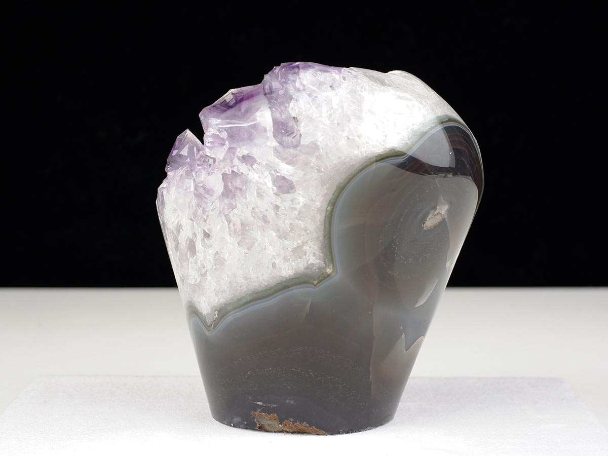 1.5Kg アメジストクラスター 原石 ウルグアイ産 花型 フラワー amethyst 一点物 282-747