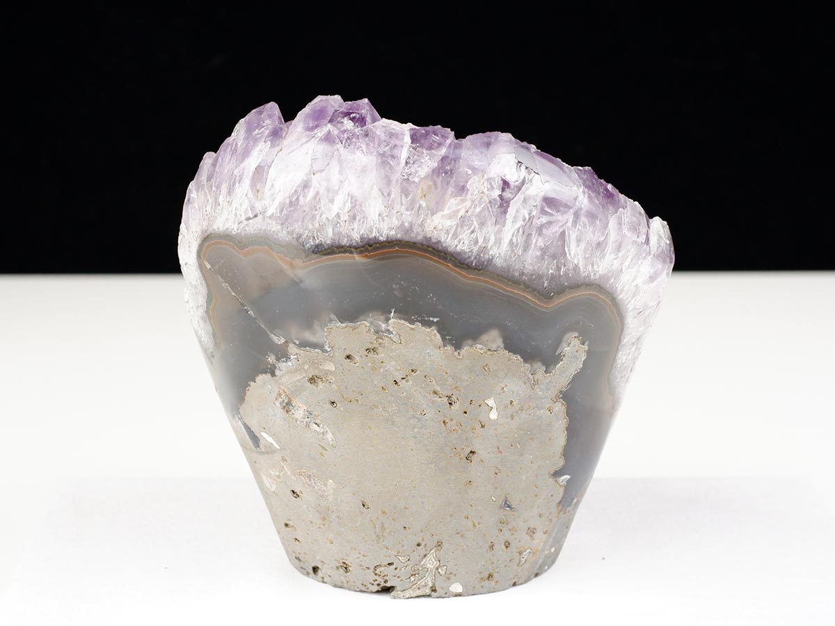 1.3Kg アメジストクラスター 原石 ウルグアイ産 花型 フラワー amethyst 一点物 282-748