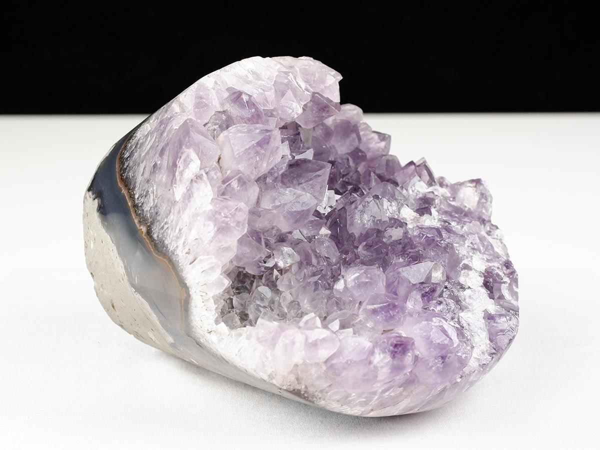 1.3Kg アメジストクラスター 原石 ウルグアイ産 花型 フラワー amethyst 一点物 282-748