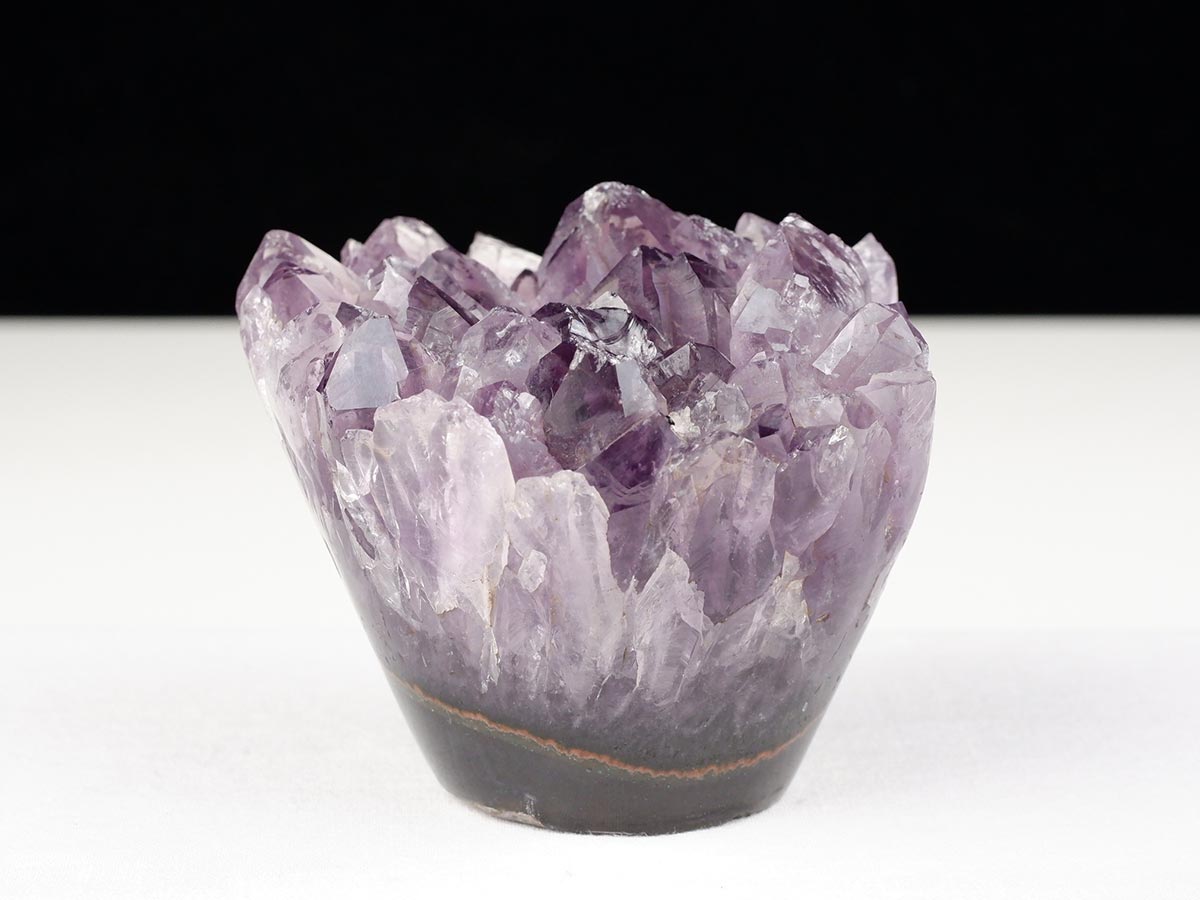 アメジストクラスター 原石 ウルグアイ産 花型 フラワー amethyst 一点物 282-749