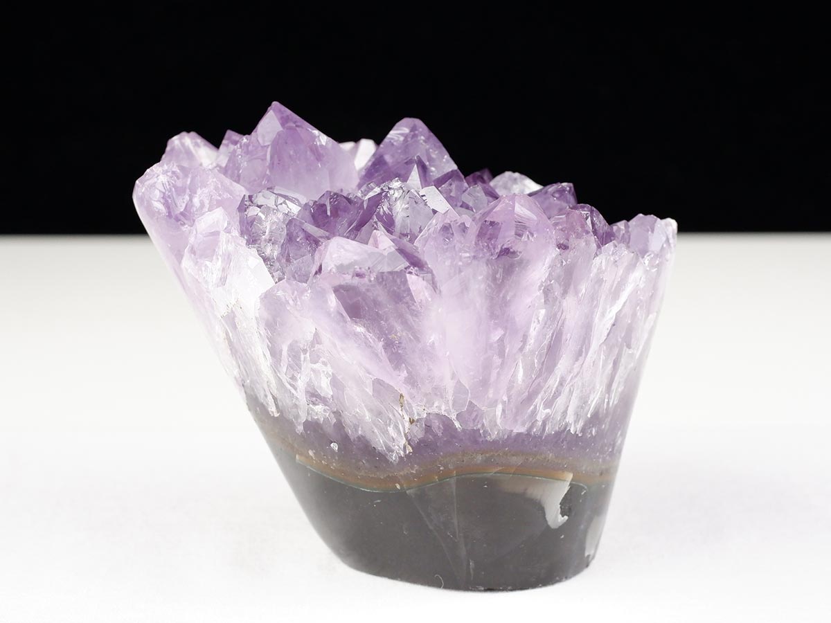 アメジストクラスター 原石 ウルグアイ産 花型 フラワー amethyst 一点物 282-750