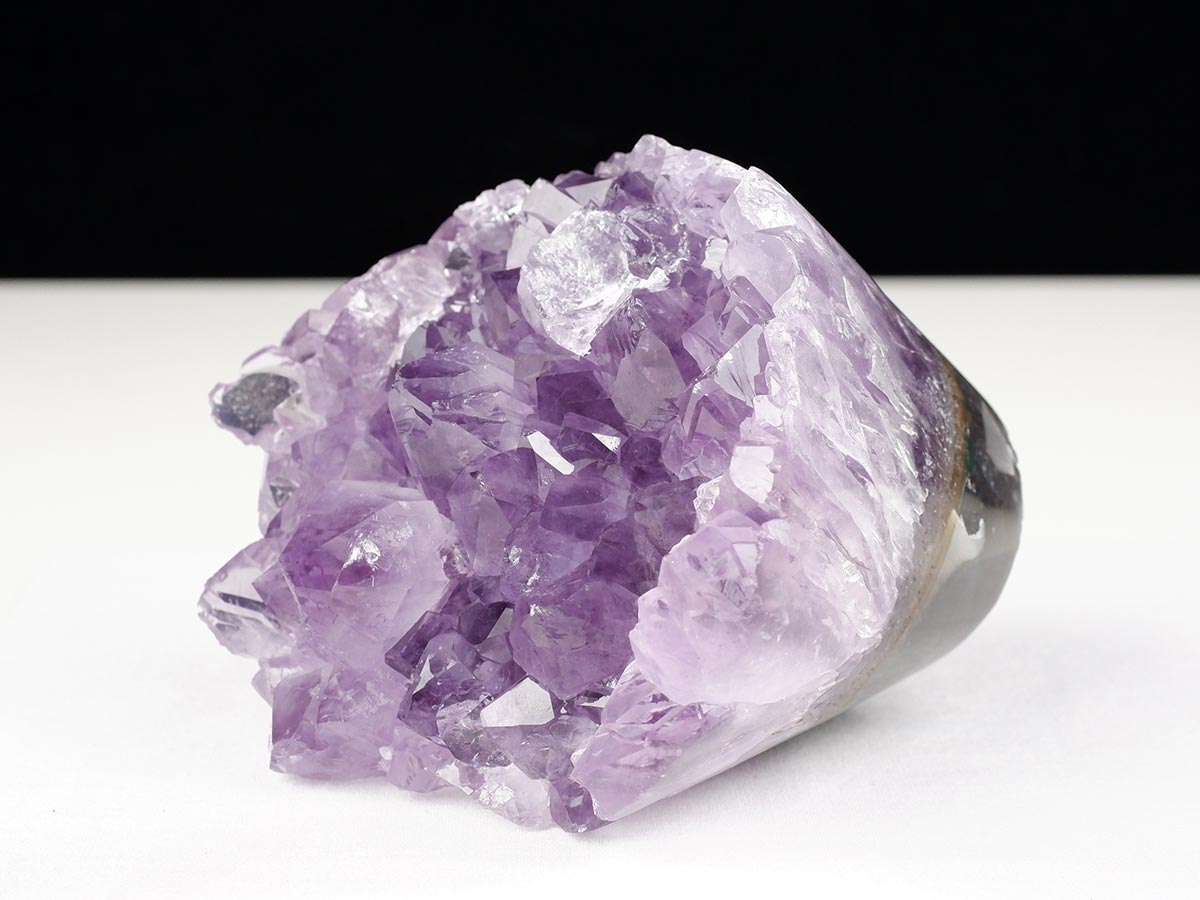 アメジストクラスター 原石 ウルグアイ産 花型 フラワー amethyst 一点物 282-750
