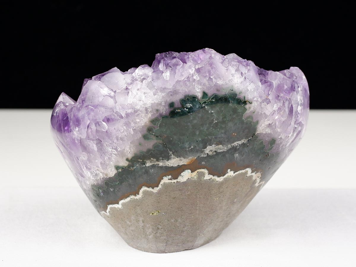 1.3Kg アメジストクラスター 原石 ウルグアイ産 花型 フラワー amethyst 一点物 282-751