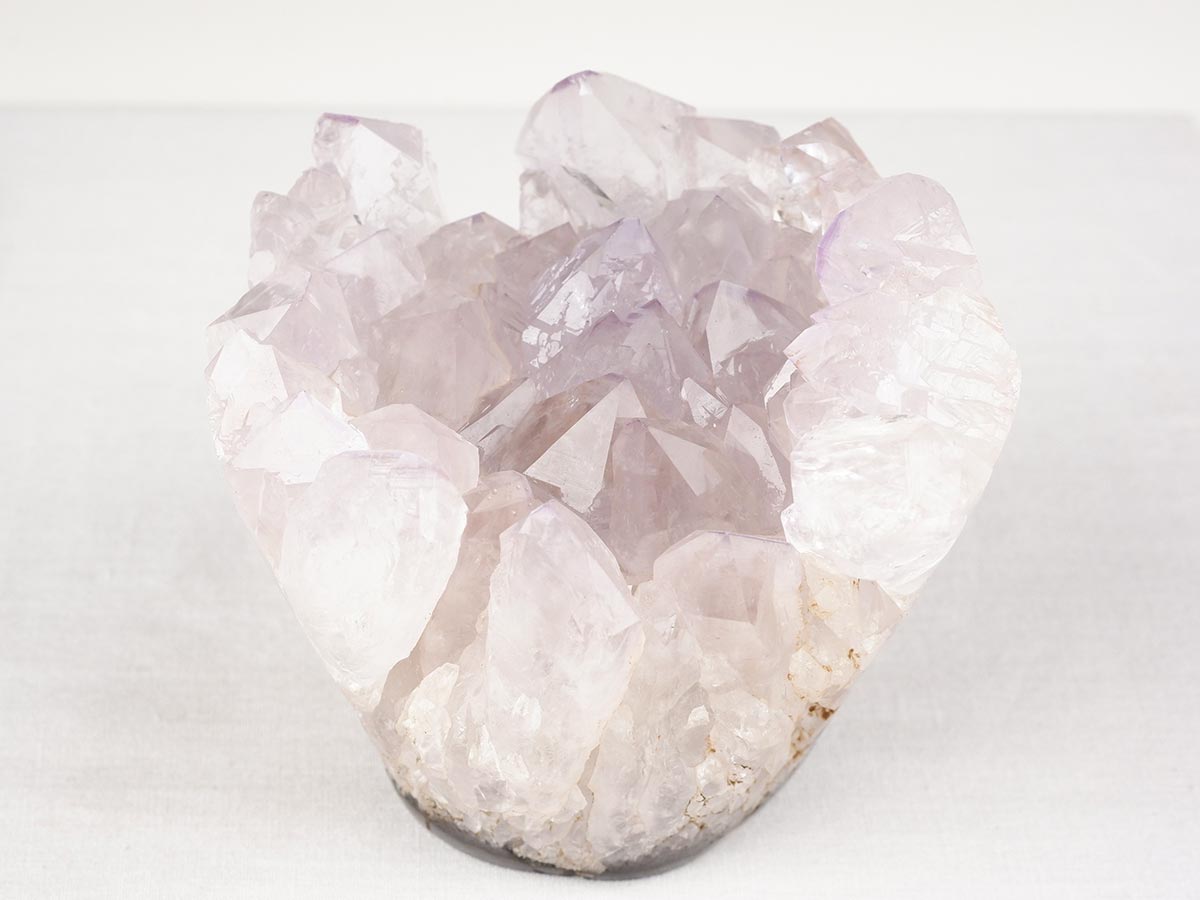 アメジストクラスター 原石 ウルグアイ産 花型 フラワー amethyst 一点