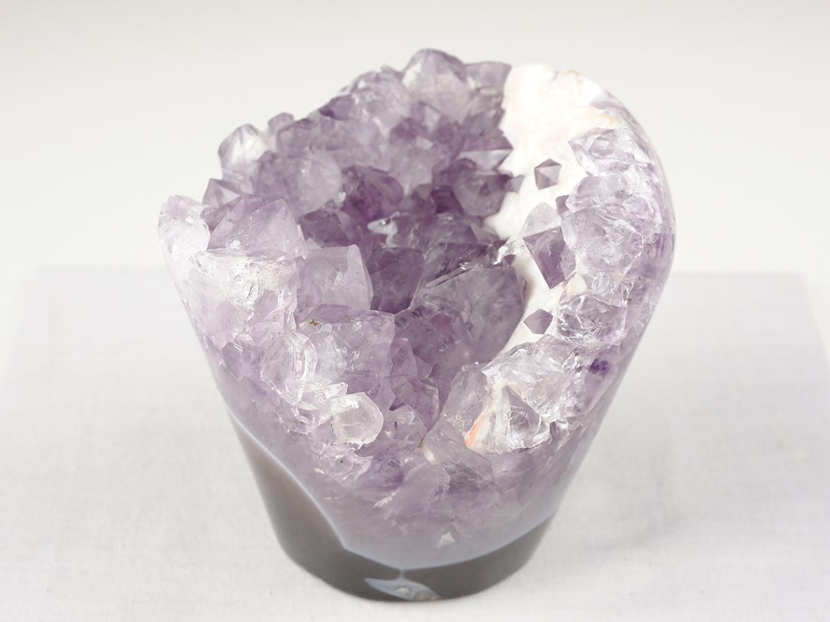 1Kg アメジストクラスター 原石 ウルグアイ産 花型 フラワー amethyst 一点物 282-754