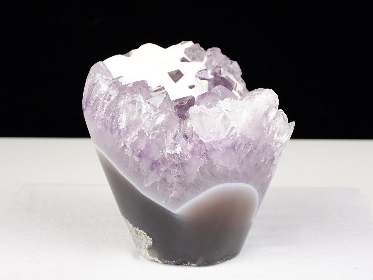1Kg アメジストクラスター 原石 ウルグアイ産 花型 フラワー amethyst 一点物 282-754