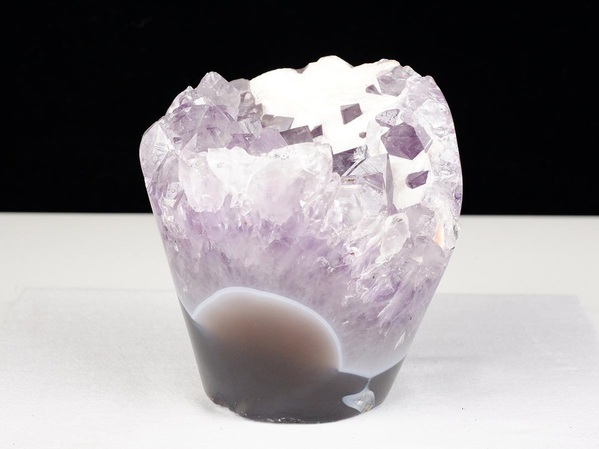 1Kg アメジストクラスター 原石 ウルグアイ産 花型 フラワー amethyst 一点物 282-754