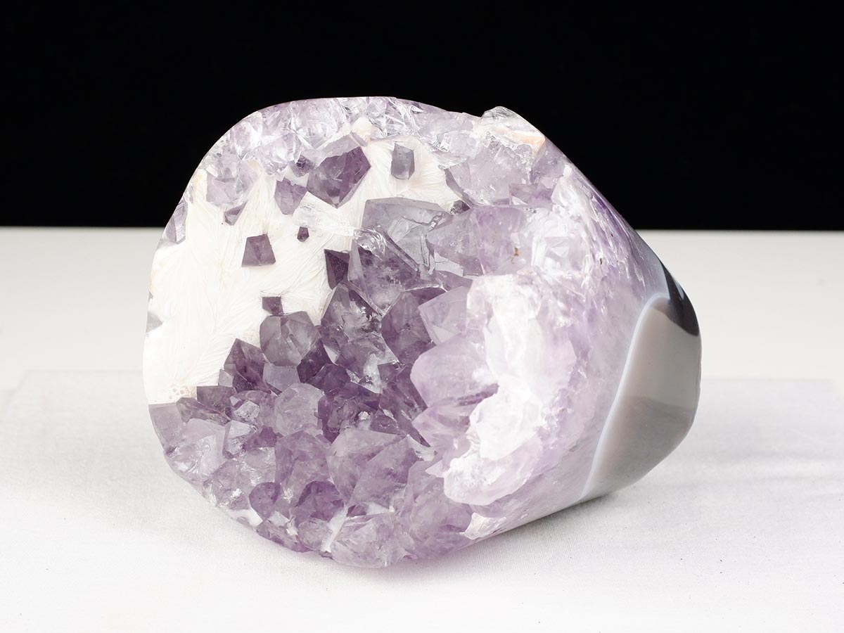 1Kg アメジストクラスター 原石 ウルグアイ産 花型 フラワー amethyst 一点物 282-754