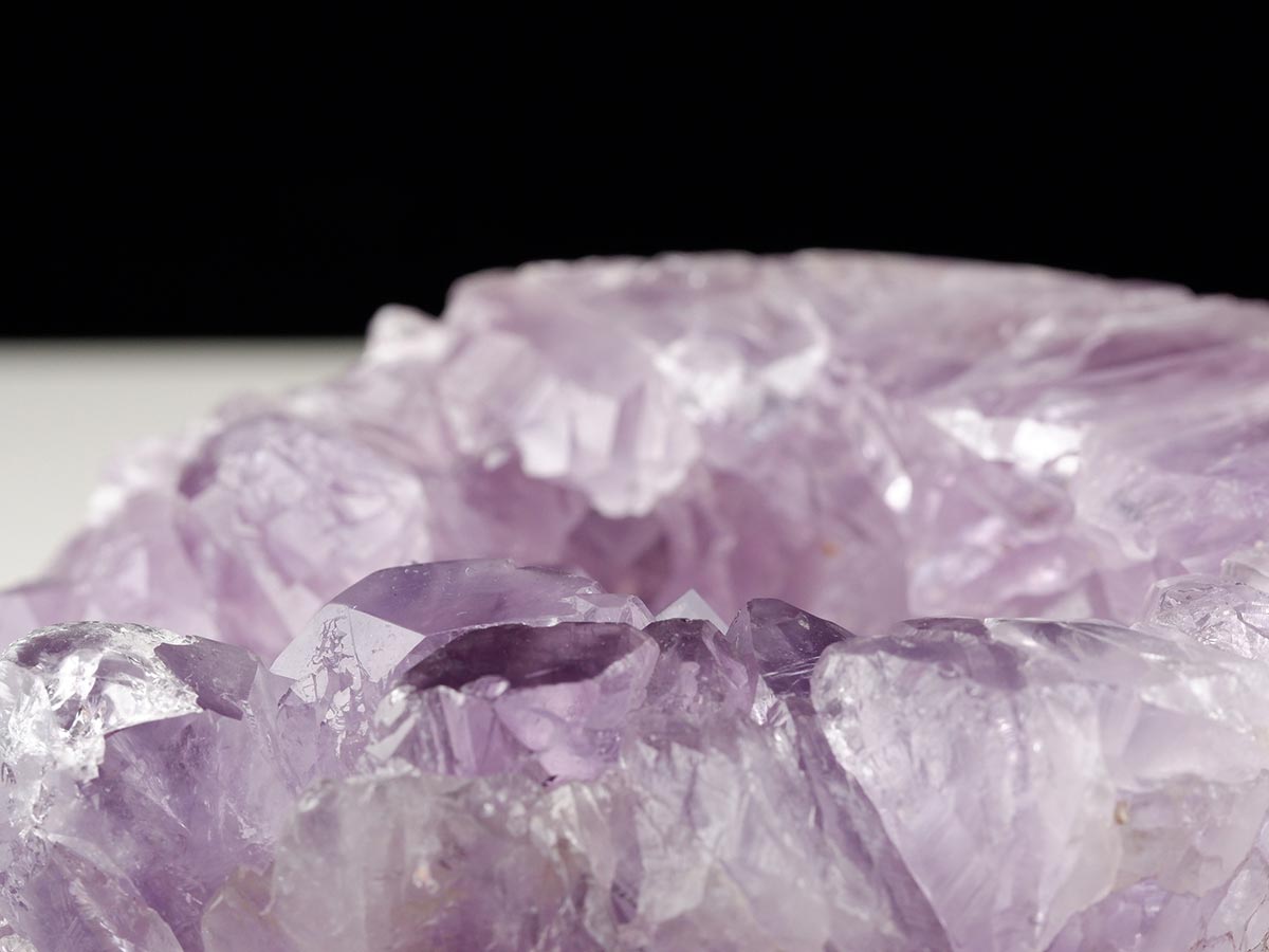 1.6Kg アメジストクラスター 原石 ウルグアイ産 花型 フラワー amethyst 一点物 282-757