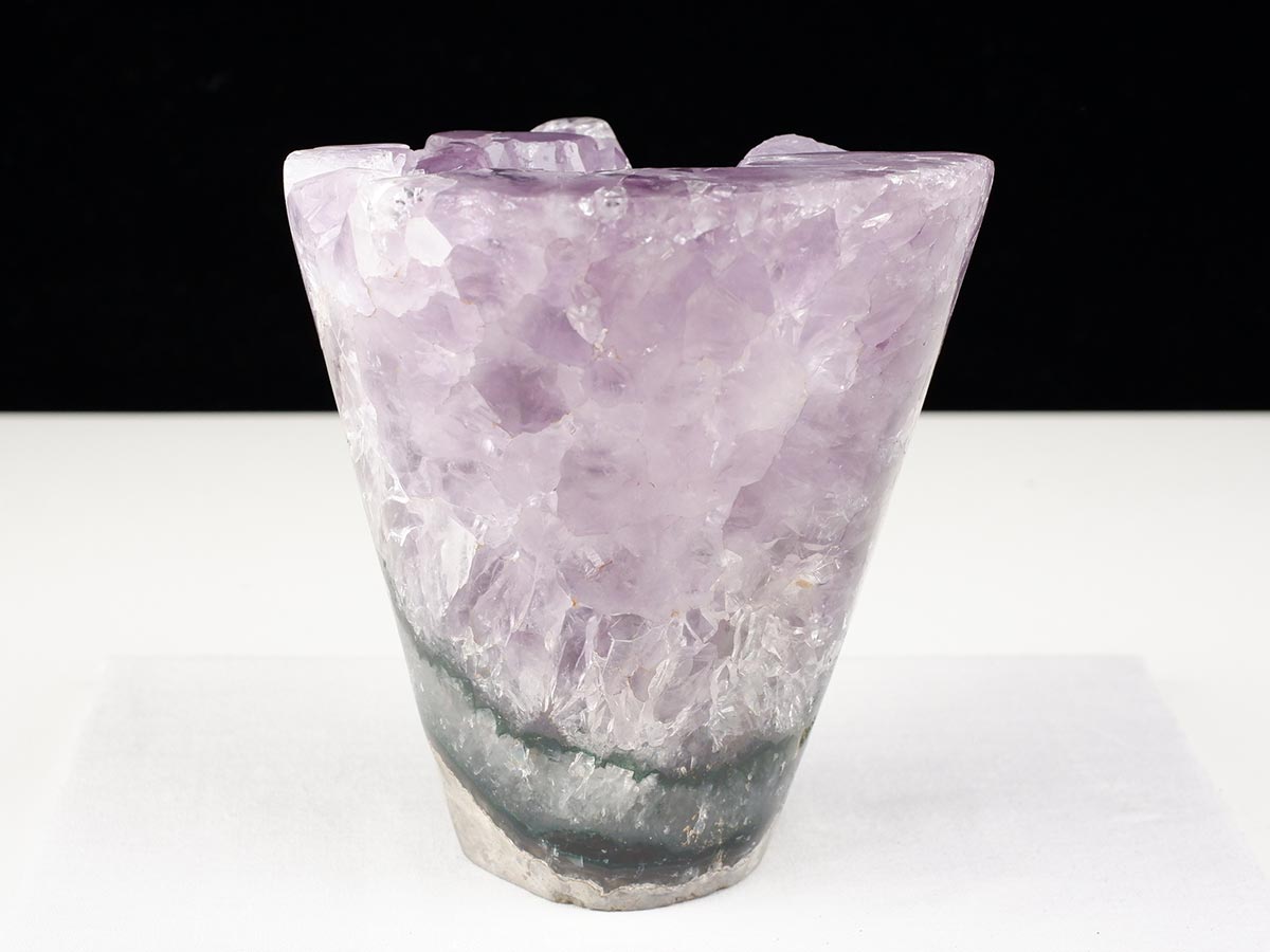 1.6Kg アメジストクラスター 原石 ウルグアイ産 花型 フラワー amethyst 一点物 282-757