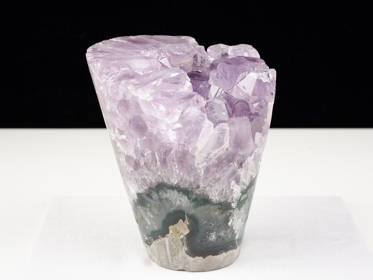 1.6Kg アメジストクラスター 原石 ウルグアイ産 花型 フラワー amethyst 一点物 282-757