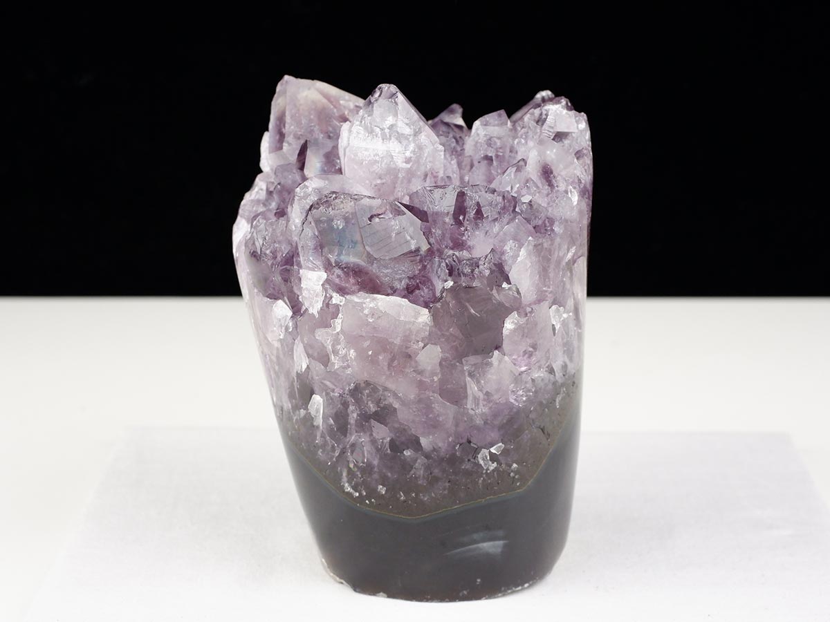 1.4Kg アメジストクラスター 原石 ウルグアイ産 花型 フラワー amethyst 一点物 282-759