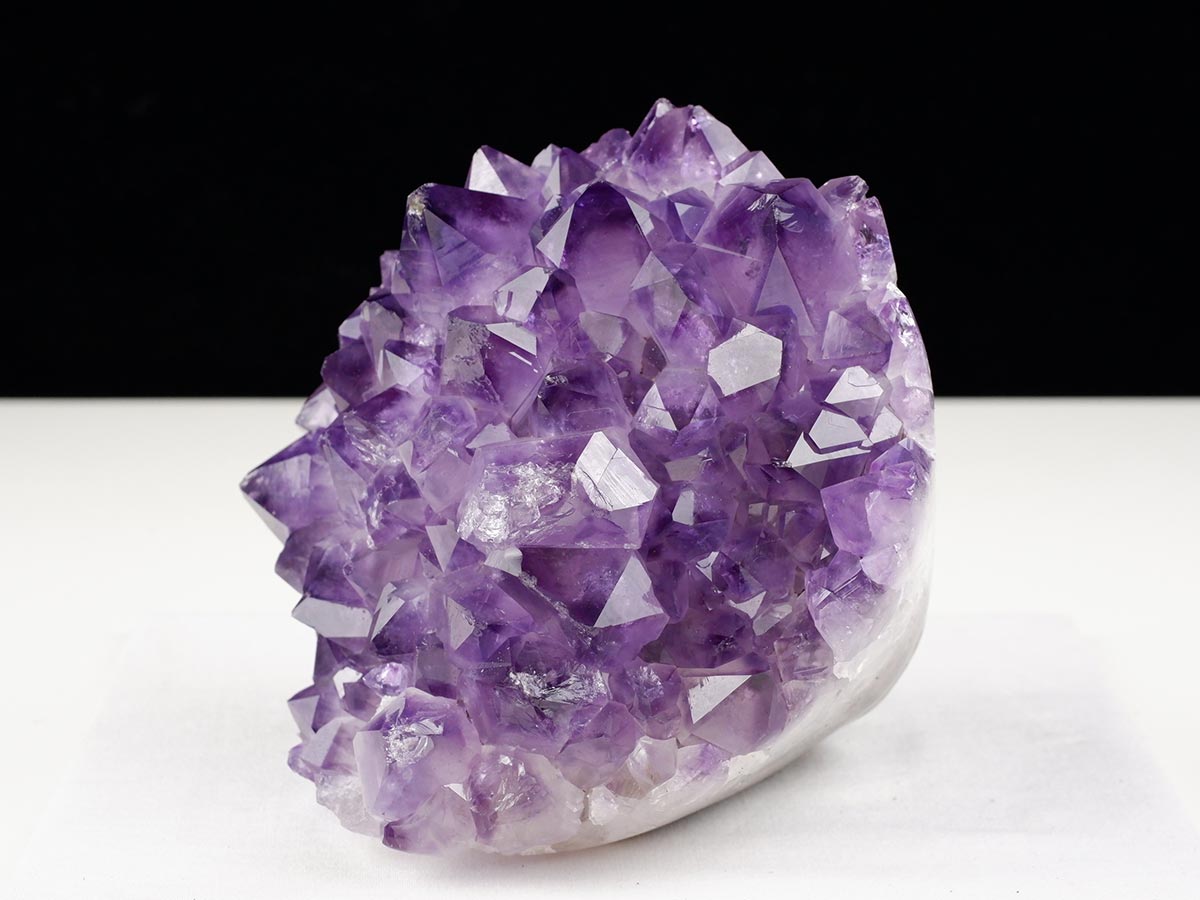 1.7Kg アメジストクラスター 原石 ウルグアイ産 花型 フラワー amethyst 一点物 282-763