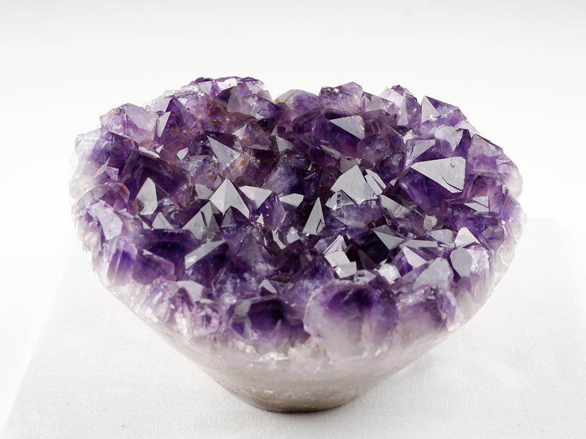 1.8Kg アメジストクラスター 原石 ウルグアイ産 花型 フラワー amethyst 一点物 282-764